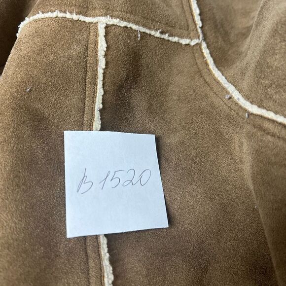 Men's Aeropostale Tan Zipper Front Lined Coat Size L - Picture 15 of 16